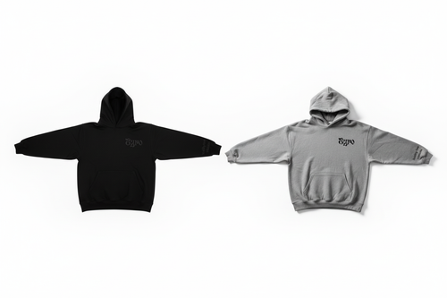 Two Zyro hoodies side by side